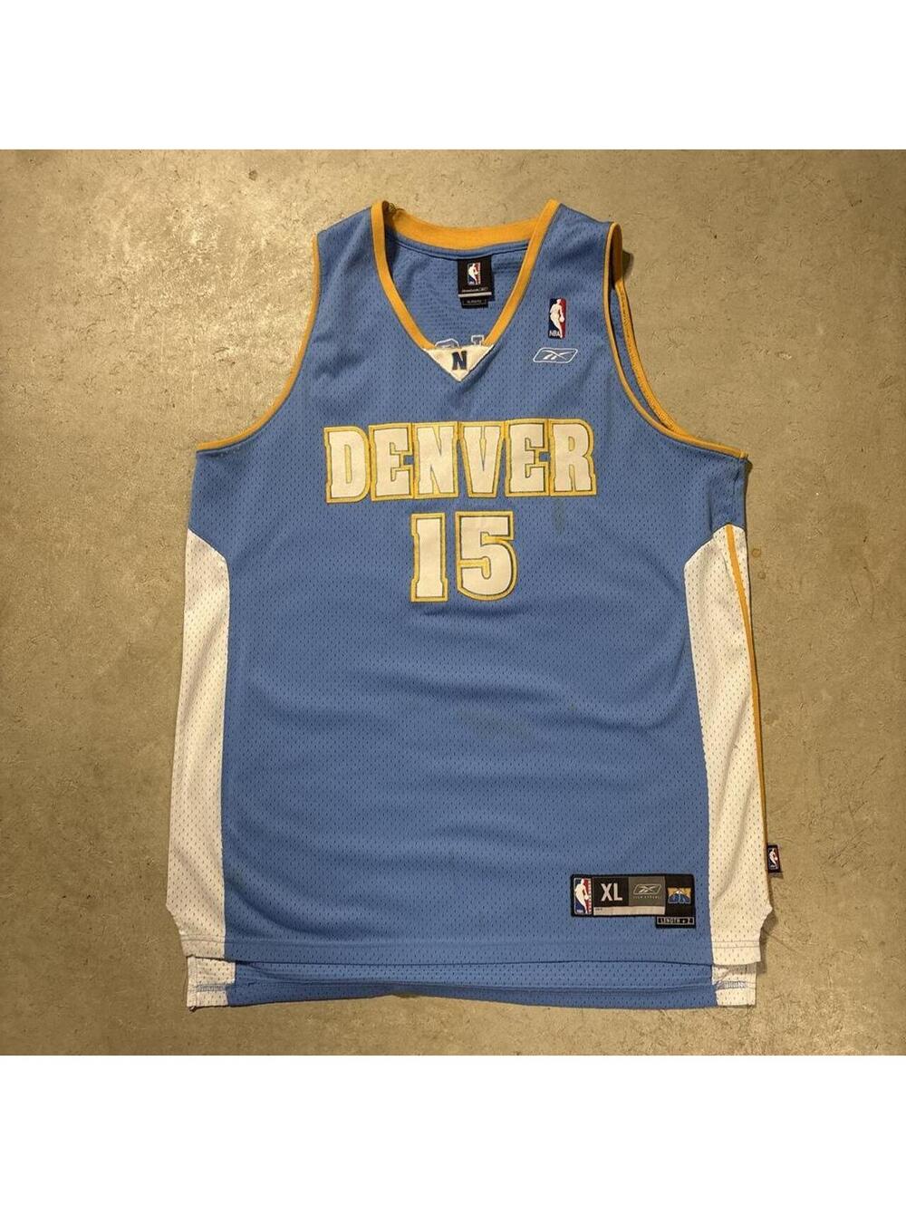 Vintage Y2K Reebok Carmelo Anthony Denver Nuggets #15 Jersey Mens XL +2